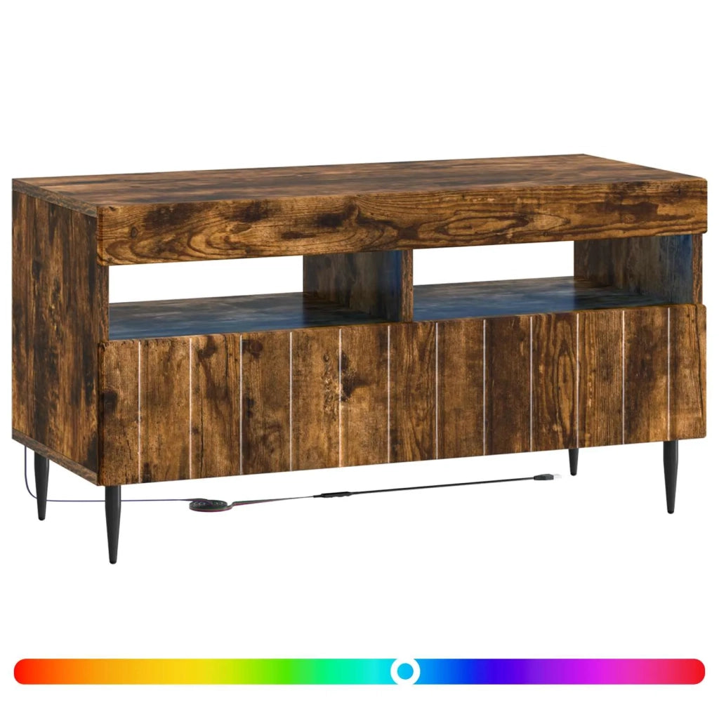 Mobile TV LED Rovere Fumo Legno ingegnerizzato 896560