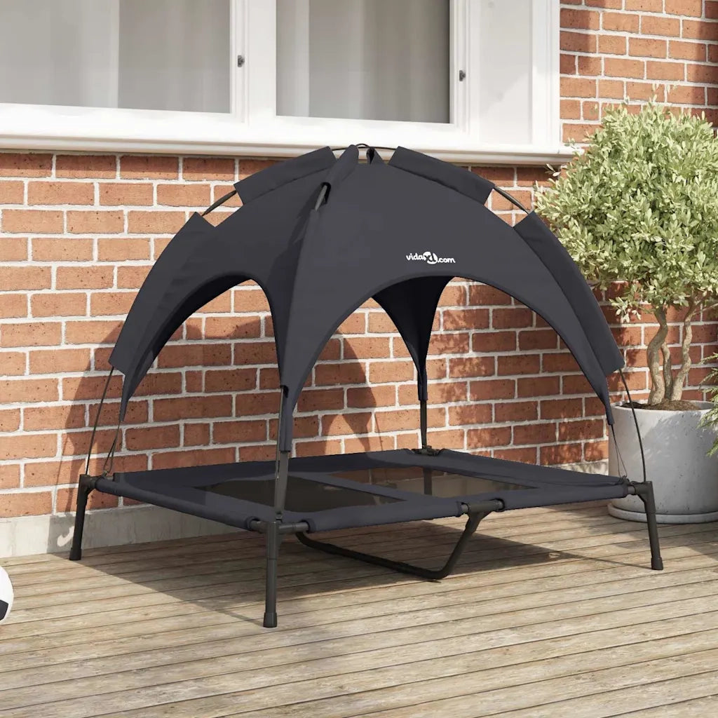 Letto per Cani Nero 92 x 77 x 82,5 cm Acciaio 42008167