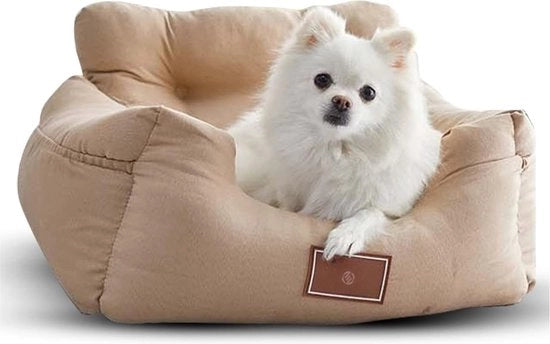 Hondenmand Auto con Cintura - Sedia per Cani Auto - Autostoletto per Cani - Sedia per Cani con Cintura - Sedia per Cani Auto con Cintura