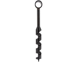 Manuale Manico di Trapano a Mano - Acciaio di Carbonio - Viti Autoalimentanti - Nero - Accessorio di Caccia Alpina e Campeggio - Adatto per Bushcraft e Campeggio - 25-23...