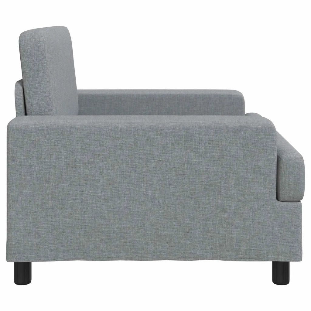 Poltrona Grigio Chiaro Tessuto 42043454