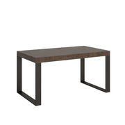 Tavolo allungabile 90x160/264 cm Tekno Premium Noce telaio Antracite