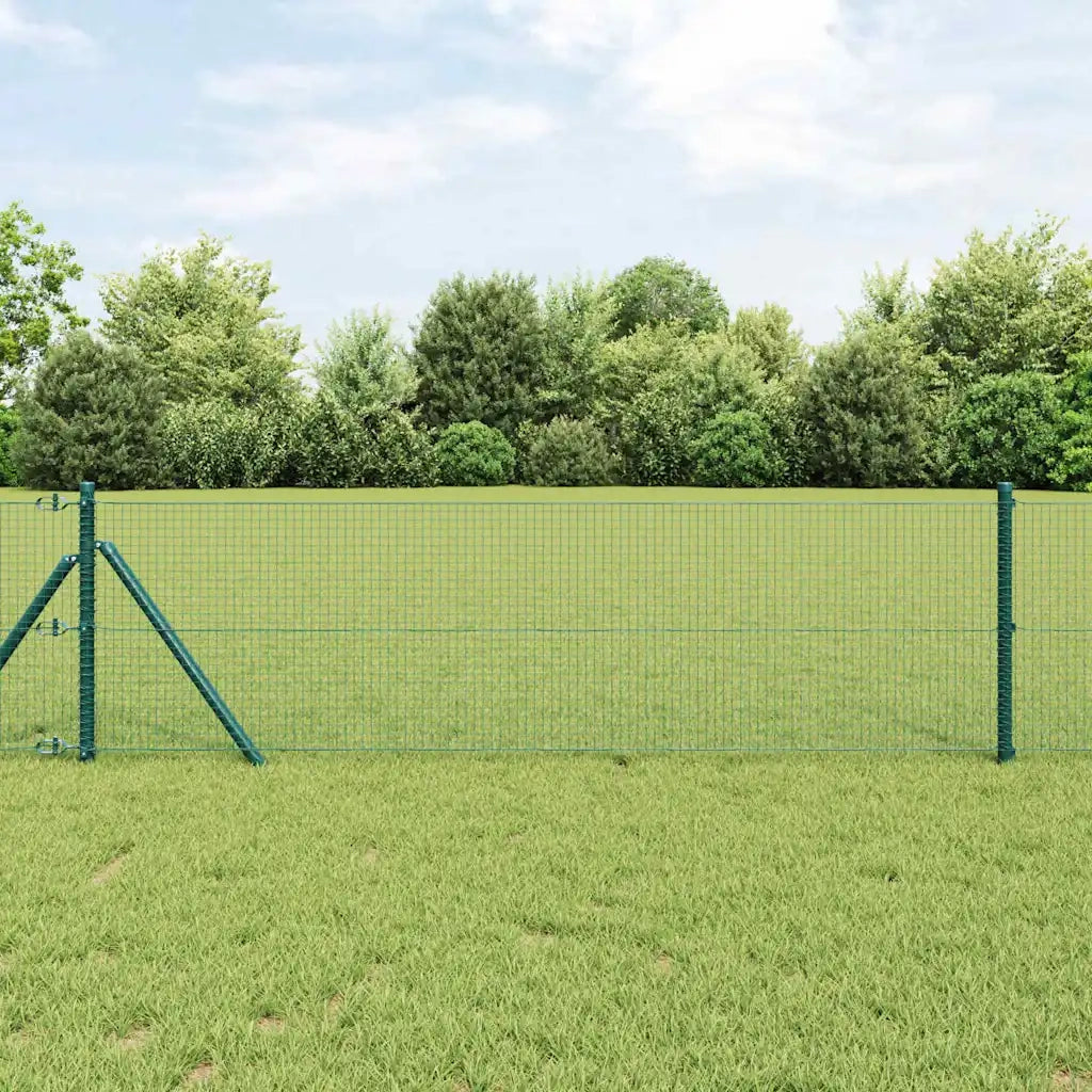 Palo della recinzione Verde 100 x 0,8 m (maglia 19 x 19 mm)
