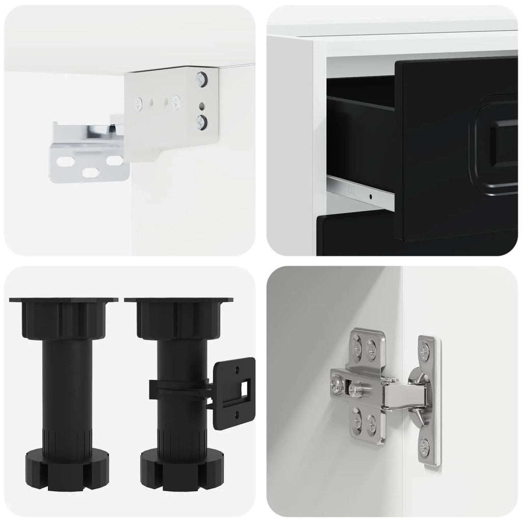 Unità Cucina KALMAR 5 pcs Nero Legno ingegnerizzato 3438236