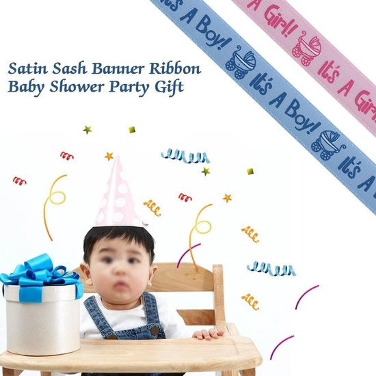 Decorazioni per Feste di Maternità - 10 Yards - Lint Satin/Organza - Confezione Regalo - Decorazioni - Poliestere di Alta Qualità - Cadeau di Festa