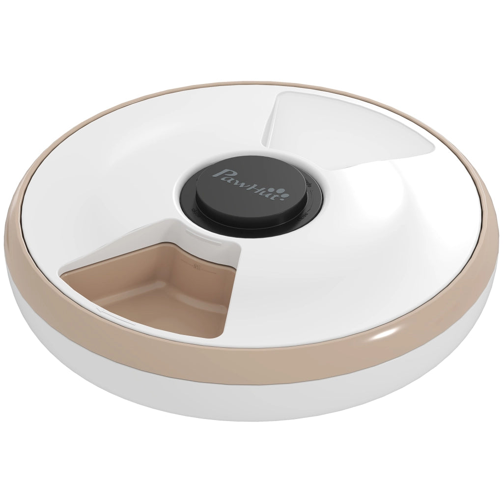 Dispenser Automatico Cibo per Gatti e Cani ¨C Minimal ¨C 6 Ciotole Timer LED