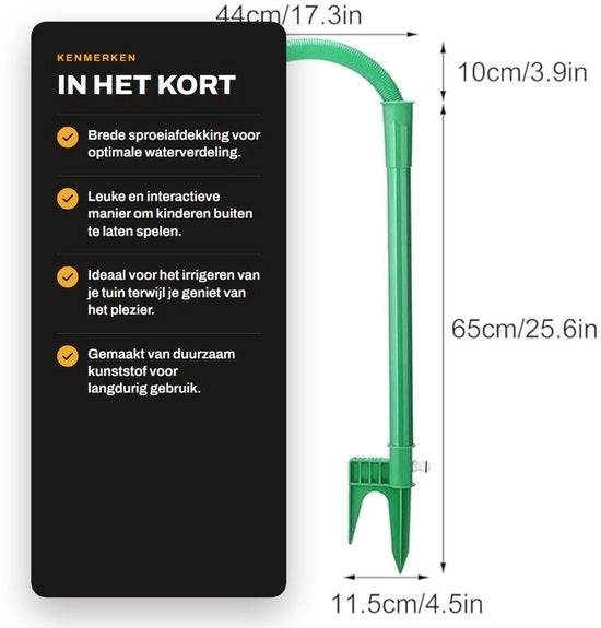 Sproeieraquaizzatore con Fiori che Danzano - Rotazione a 360 Gradi - Copertura di Spostamento dell'Asse Largo - Schema di Irrigazione Regolabile - Adatto per Giardino e Bambini - Gioco d'Acqua Incantatore - Sproeiera per Giardino