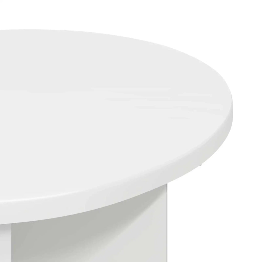 Tavolo laterale Bianco Ø 39 x 38 cm Legno ingegnerizzato 8001079