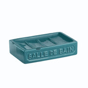 Portasapone in ceramica blu Vivienne Gedy