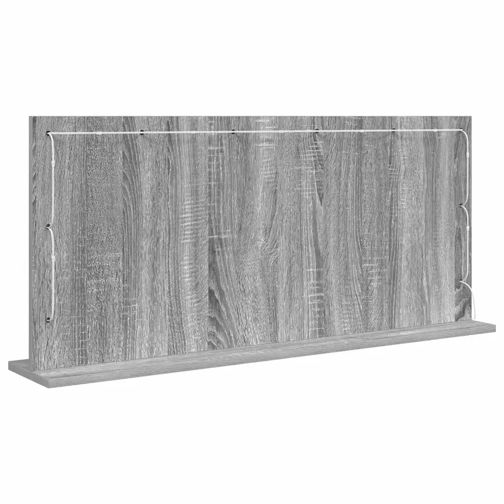 Specchio da Vanit¨¤-Specchio da Trucco Grigio Sonoma 100 x 45 x 18 cm