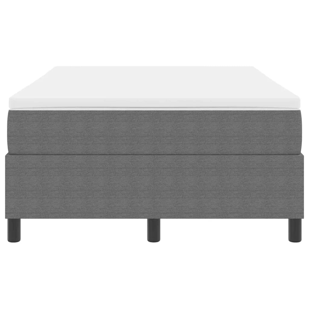Letto a molle Grigio chiaro e bianco 120 x 190 cm 3337452