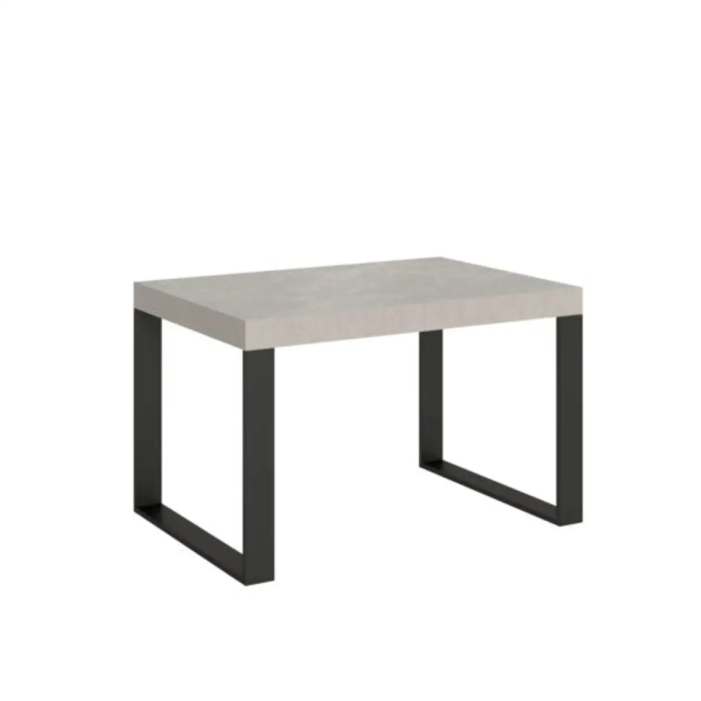 Tavolo allungabile 120/380x90 cm Tecno cashmere gambe antracite