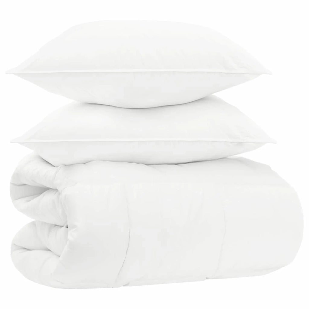 Set di piumoni Bianco 220 x 260 cm Cotone, Bambù, Poliestere 3432289