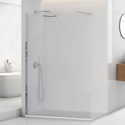 Doccia Walk-In 100 cm trasparente 8 mm profilo cromo H 200 cm  Tay