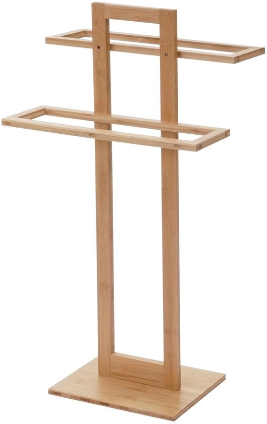 Asciugacapelli autonomo in bambù, 80x42x27cm