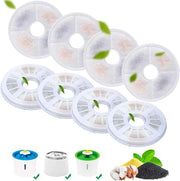 Dispensatore automatico per animali filtro a carbonatto attivo adatto per cani e gatti dispenser pet filtro accessori 8 pezzi