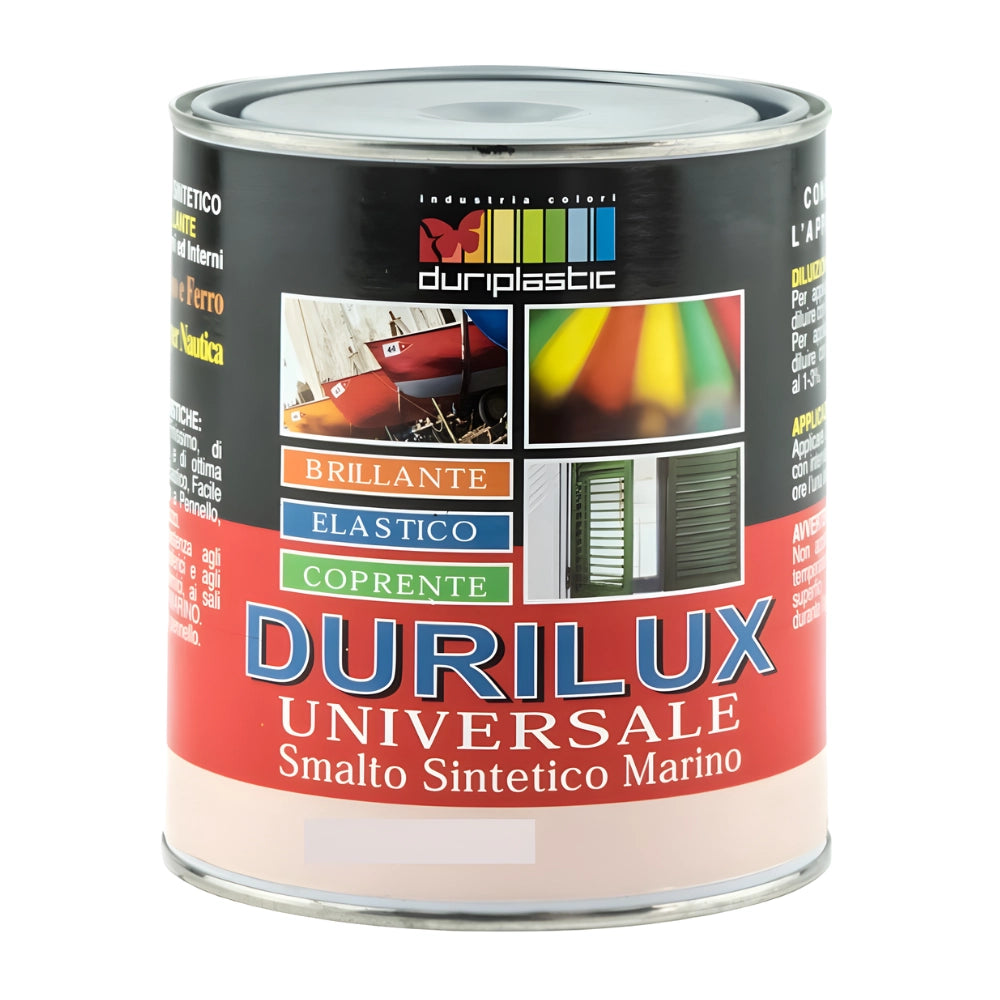 Durilux smalto sintetico marino lucido per legno e ferro bosco 524 ral 6005 *** formato 0,750 lt, confezione 1