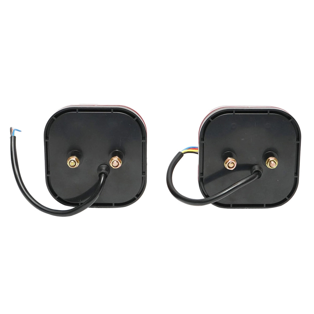 Set di lampi posteriori LED per rimorchio/camion, 12-24V, 97x95x34 mm, Breckner Germany