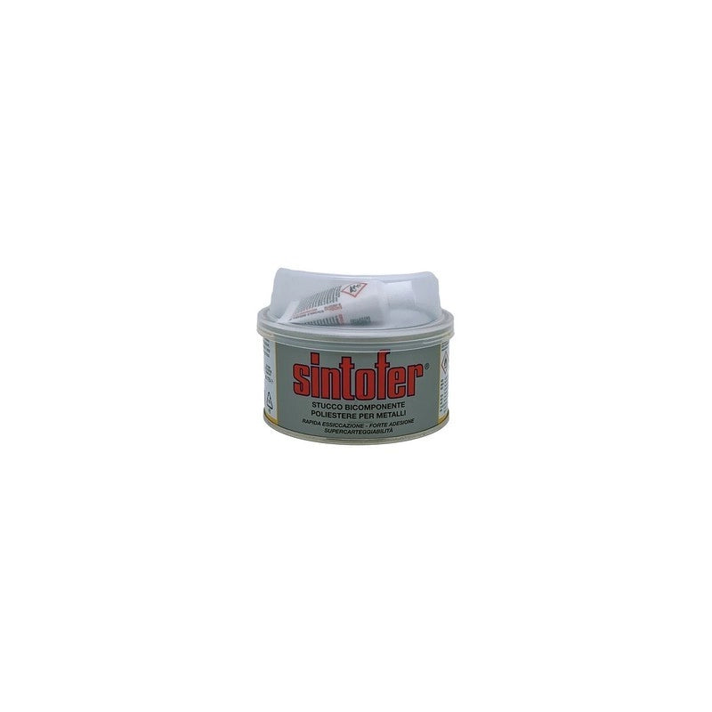 Stucco carrozzeria bicomponente 500 ml grigio