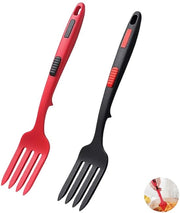 Vorpaline flessibili in silicone - resistente al calore - 2 pezzi - rosso/nero