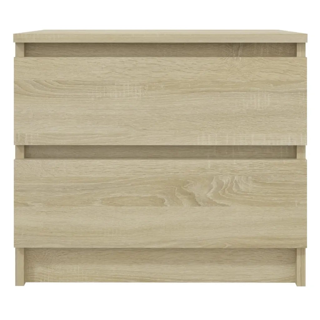 Comodino-Tavolino da notte Rovere Sonoma 50x39x43,5 cm in Legno Multistrato