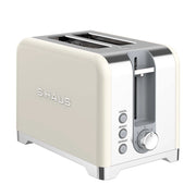 Tostapane 2 Fette in Acciaio Inossidabile 930W con Cassetto Raccoglibriciole Argento SWISS HAUS