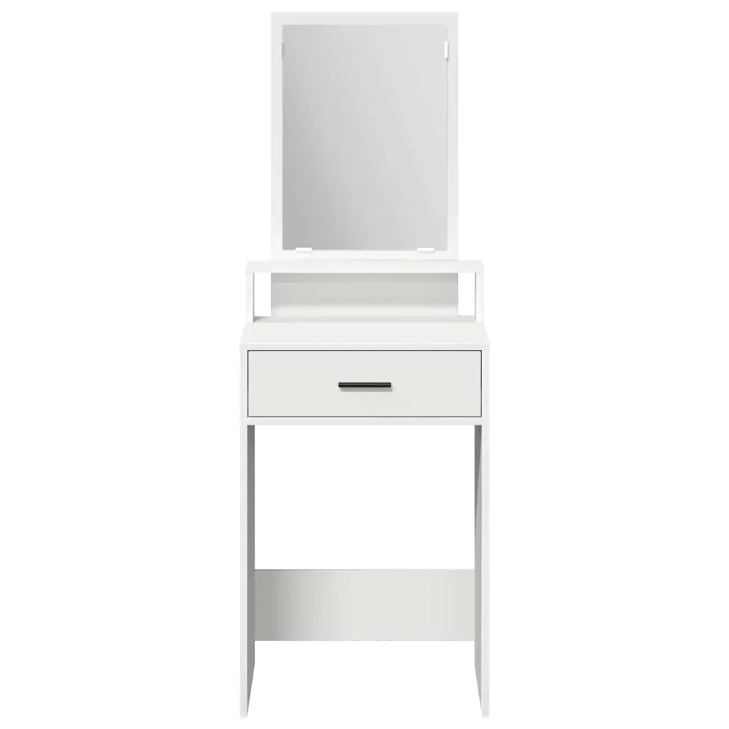Toeletta | Tavolo da Trucco Bianco 50 x 41 x 140 cm Legno multistrato