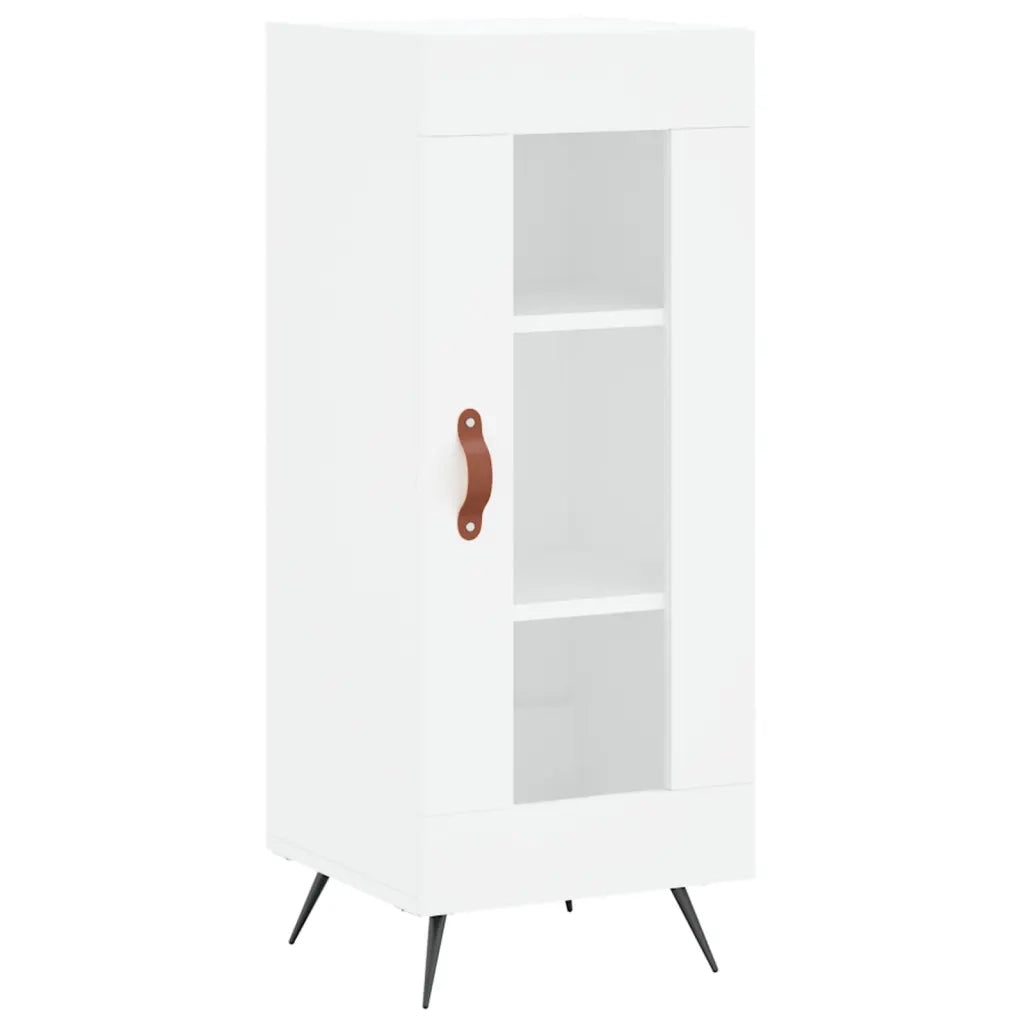 Credenza Bianca 34,5x34x180 cm in Legno Multistrato 3200361