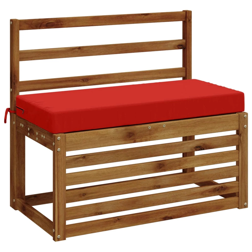 Cuscino per panchina SOEST 100% Poliestere Rosso 60 x 40 x 8 cm 949536