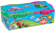 DIDÒ BARATTOLO CON PASTA DA GIOCO BIS GLITTER MAGENTA E VERDE 100 GR