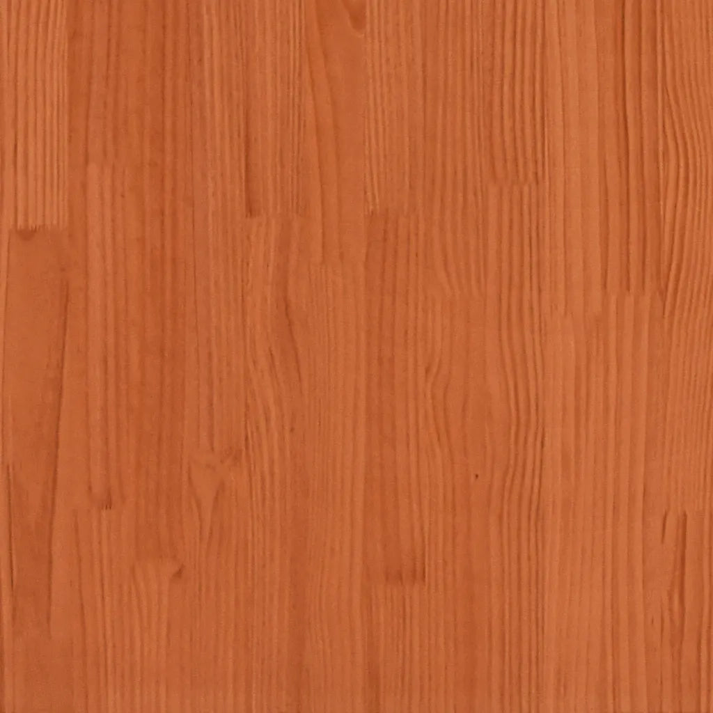 Giroletto per Bambini Marrone Cera 90x190cm Legno Massello Pino 846869