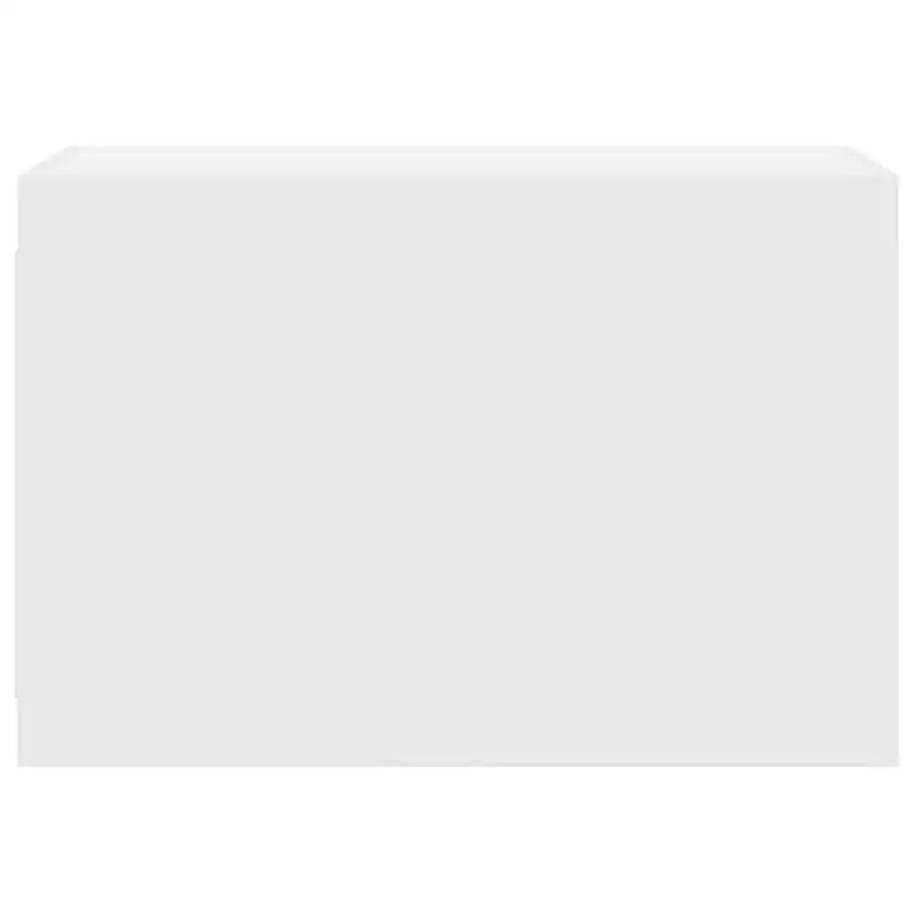 Mobile da Bagno a Parete Bianco 60x25x40cm in Legno Multistrato 860067