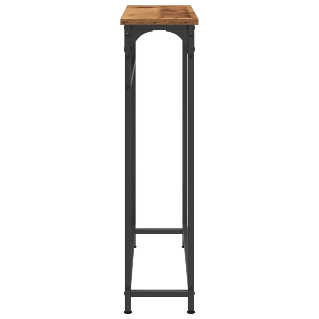 Tavolo consolle con lo scaffale Legno vecchio 75 x 19,5 x 75 cm 863503