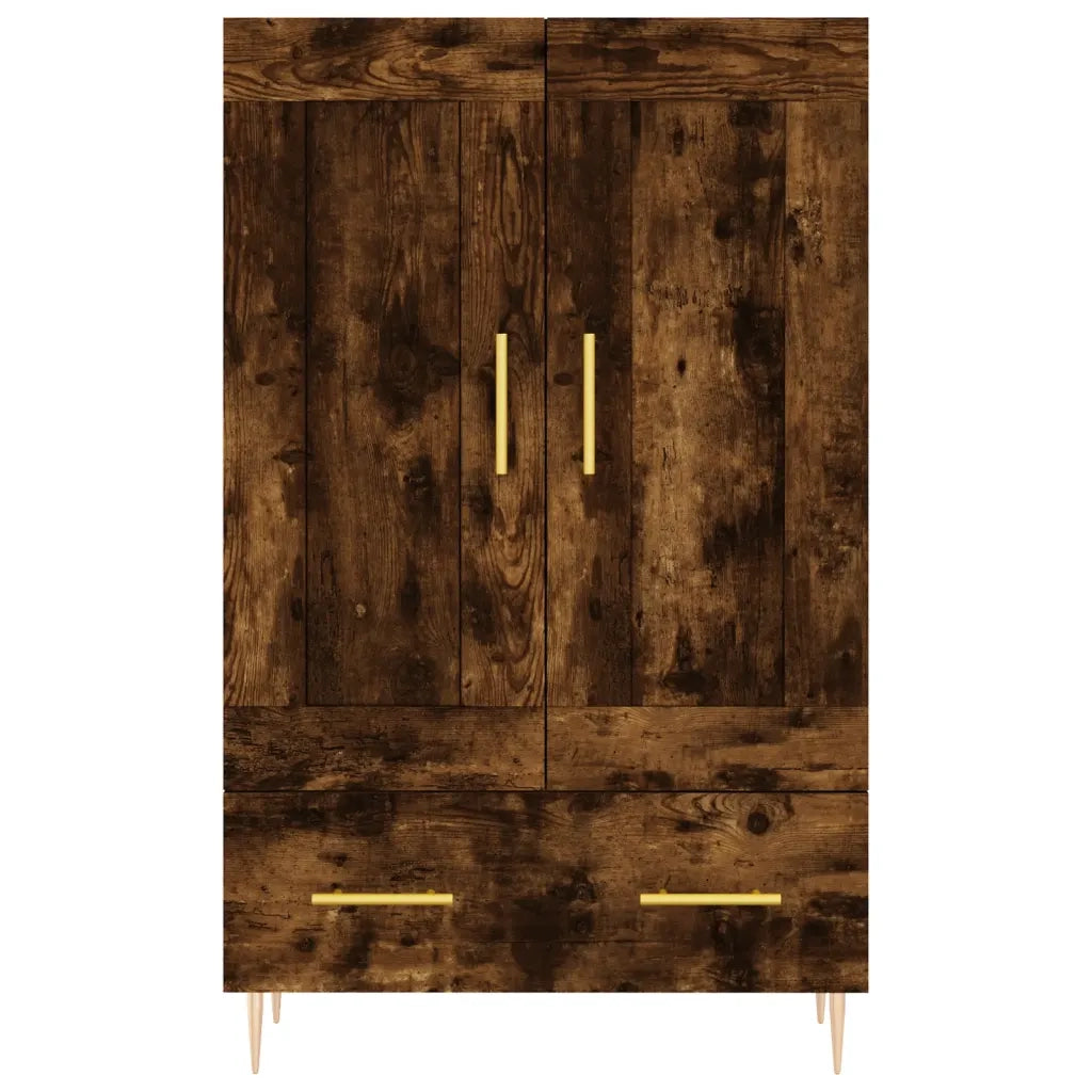 Credenza-Buffet-Armadio da cucina Rovere Fumo 69,5x31x115 cm in Legno Multistrato 682691