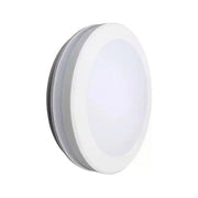 Plafoniera da esterno beghelli 75373 full moon ring cct bianco
