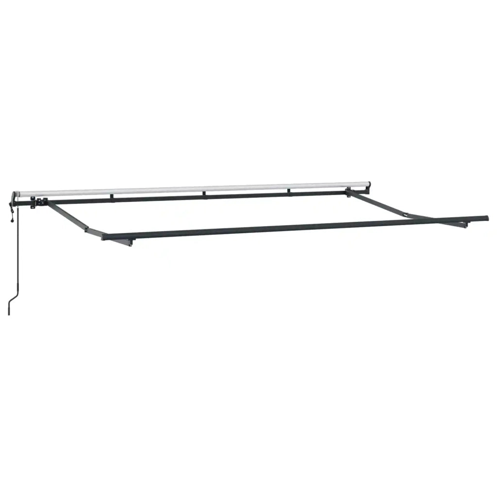 Tenda Retrattile Arancione 350 x 200 cm Tessuto 3329666
