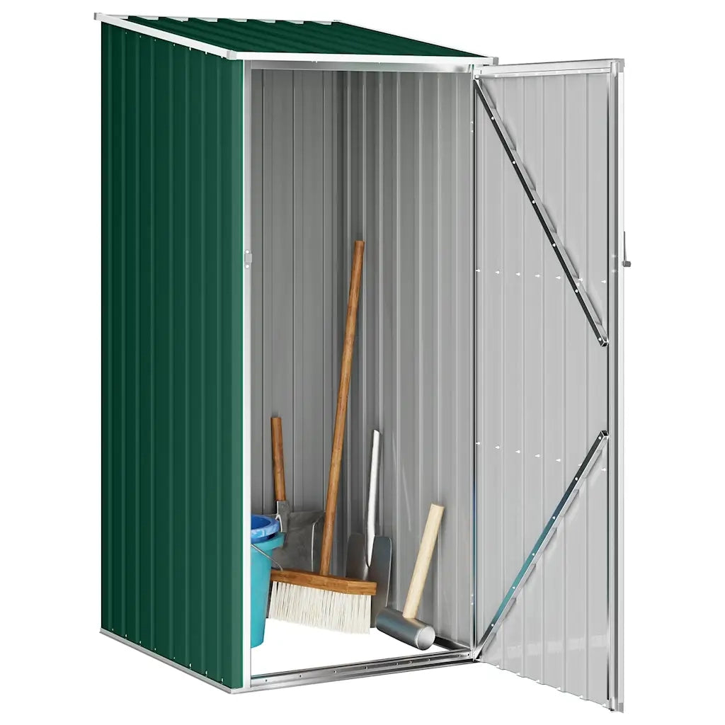 Capanno da Giardino Verde 87x98x159 cm in Acciaio Zincato CFW4930217