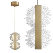 Lampada Da Soffitto Led G148-2cp Gold Brush