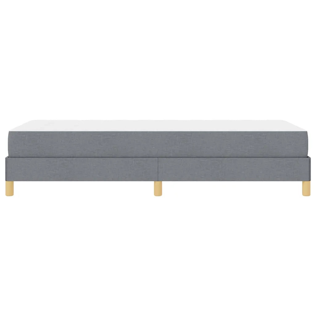 Letto a molle con materasso Grigio chiaro 80 x 200 cm Tessuto 3398521