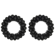 Corone di Palline di Natale 2 pz-Decorazioni natalizie Nero 33 x 33 x 7 cm