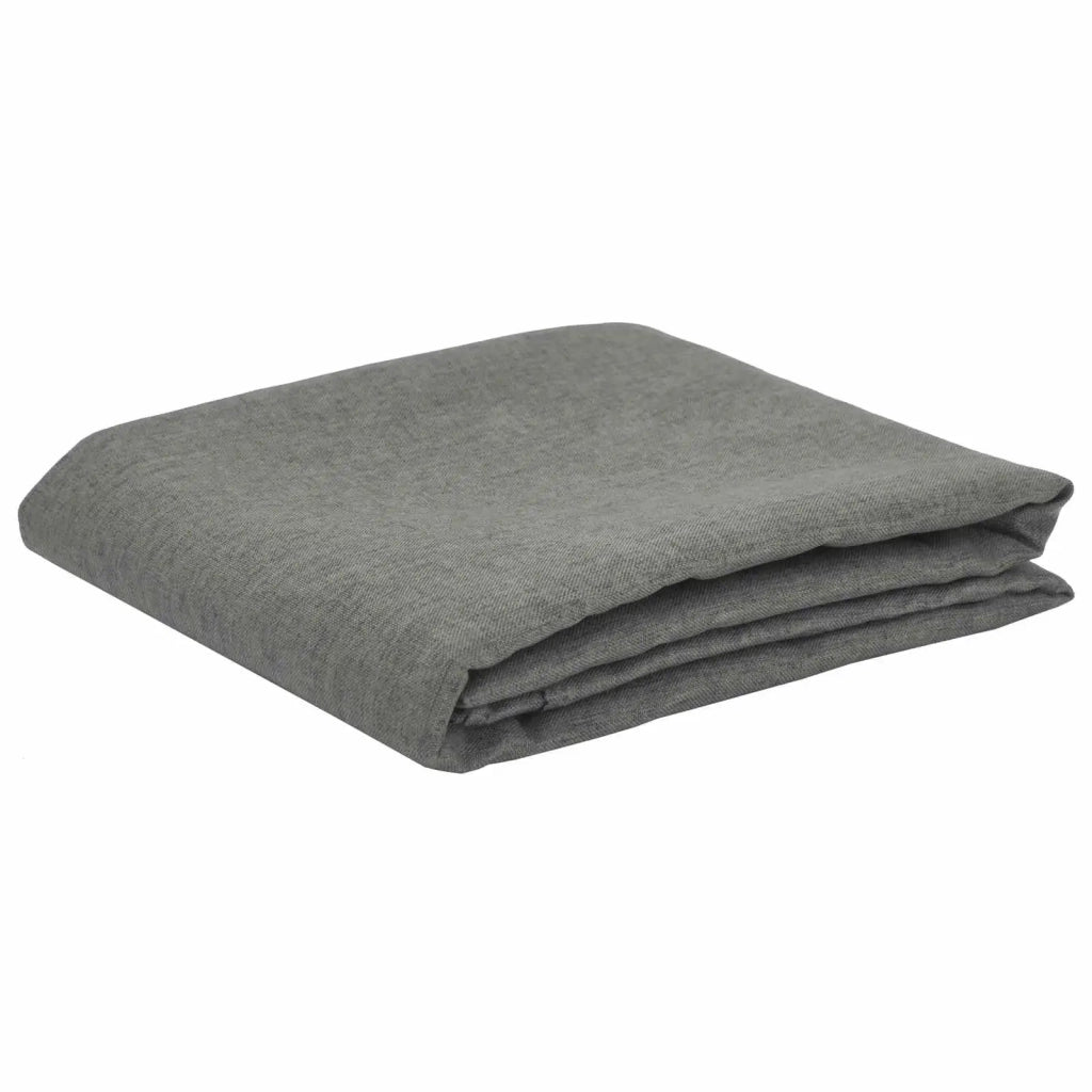 Tovaglia da Tavolo Rettangolare Grigio Chiaro 110 x 180 cm 42039961