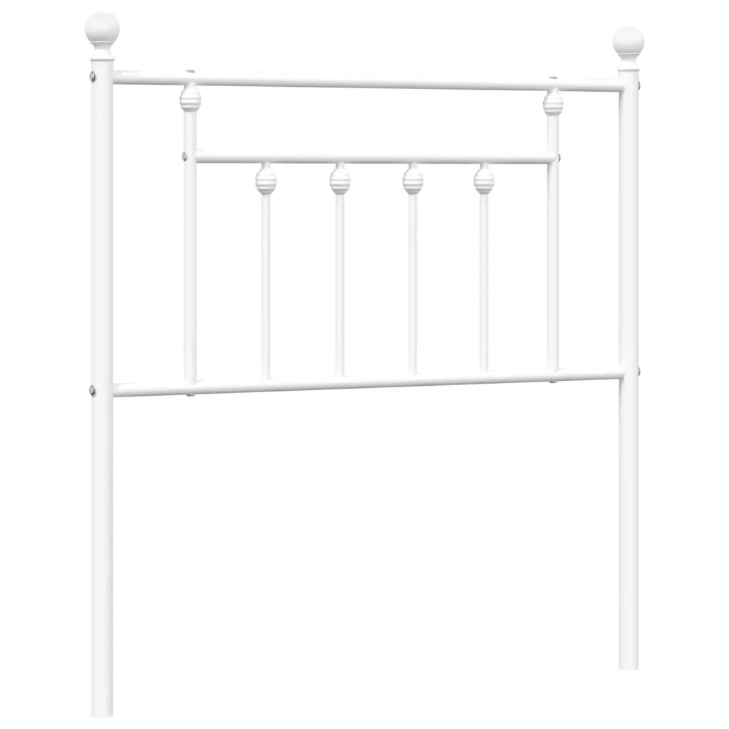 Testiera di Ricambio in Metallo Bianco 80 cm 353613