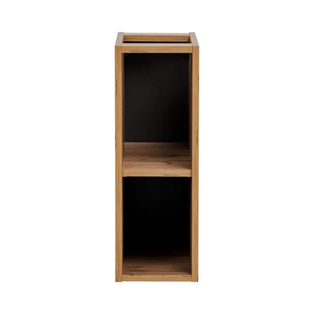 Mobile da bagno aggiuntivo sottolavabo KINOKO - 2 ante - Rovere chiaro - L20 × P57 × H46 cm - Da appendere