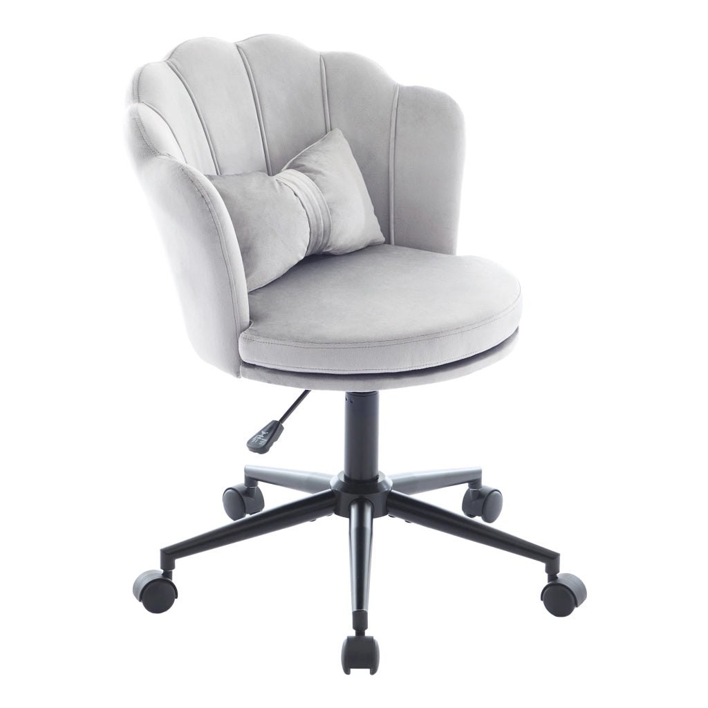 Poltrona Design ¨C MINIMAL ¨C Tessuto, Schienale a Petalo, Cuscino Lombare, Regolabile
