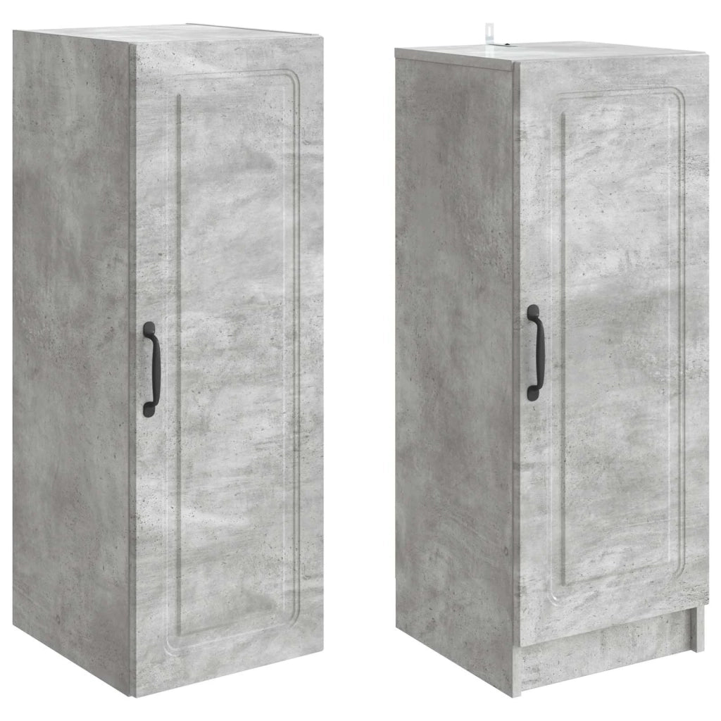 Set di armadi 2 pcs Grigio Cemento Legno ingegnerizzato 3416955