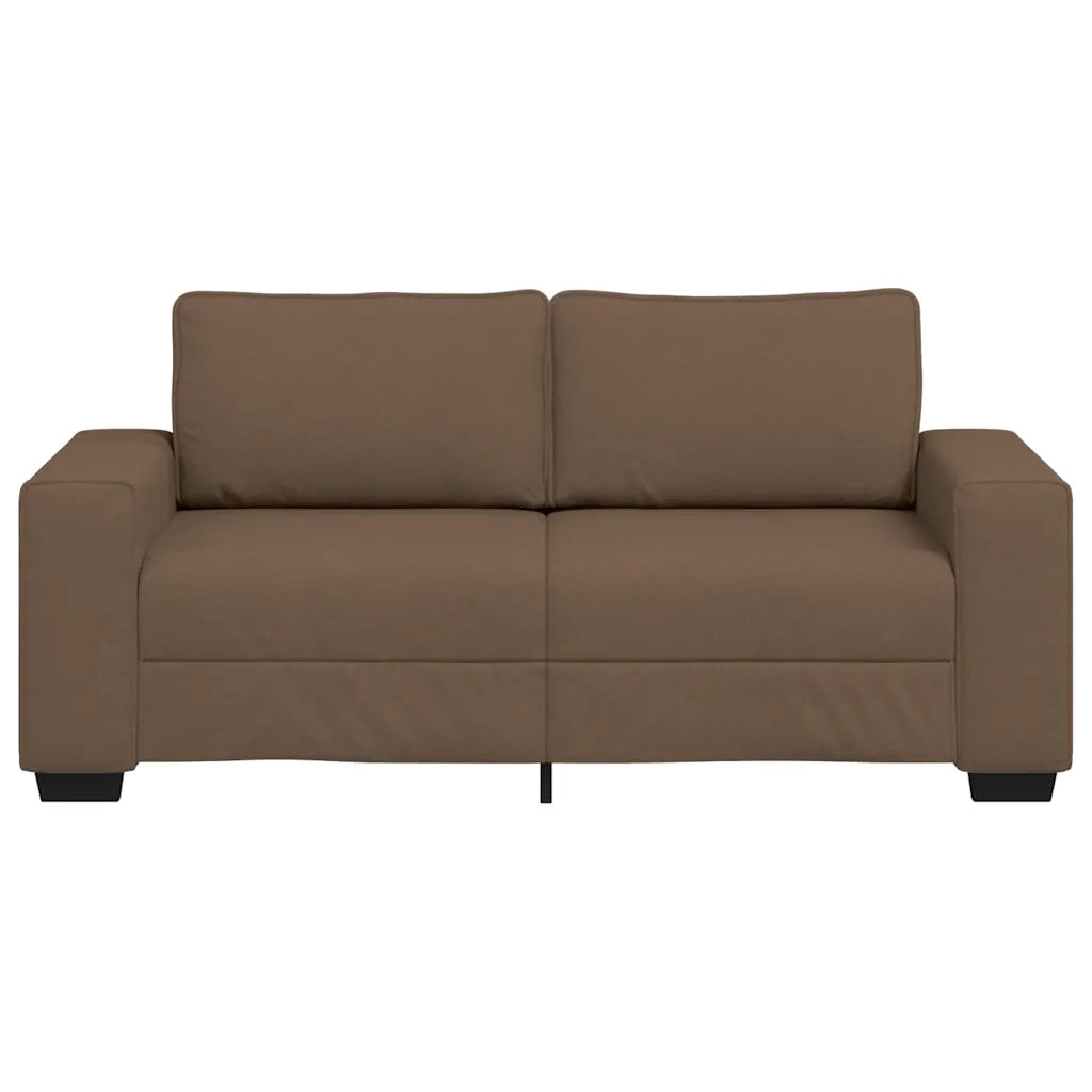 Divano a 2 Posti Marrone 180x77x82 cm in Tessuto 4105170