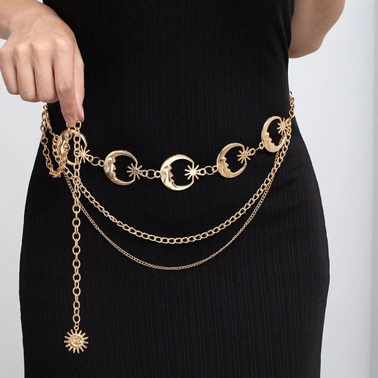 Cinturino con Catena con Fermo – Plus Size – Lungo – per Donne