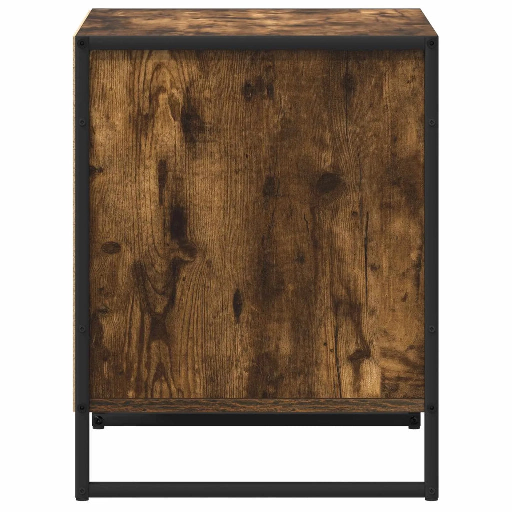 Comodino Quercia Fumosa 50 x 39,5 x 50 cm Legno multistrato 886670
