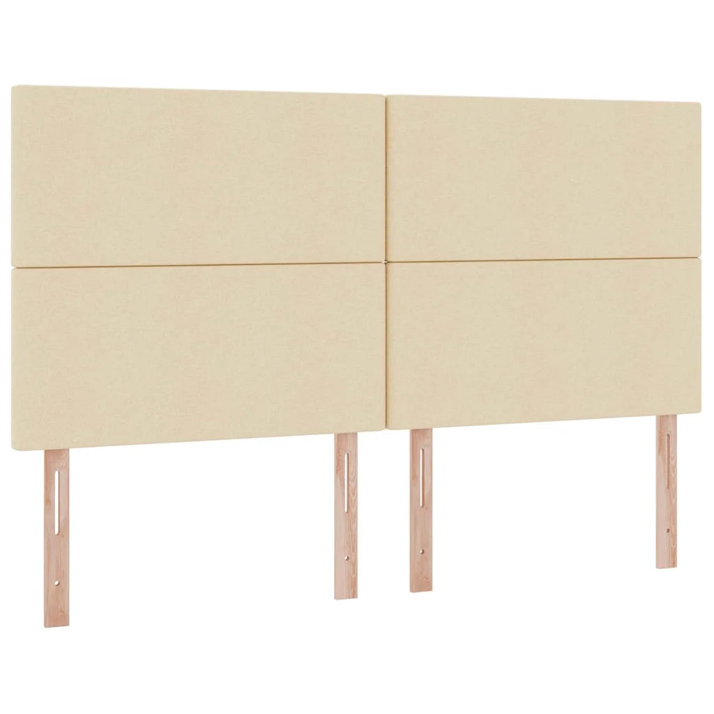 Letto con Contenitore Crema 200 x 200 cm Pelle Sintetica 3372195