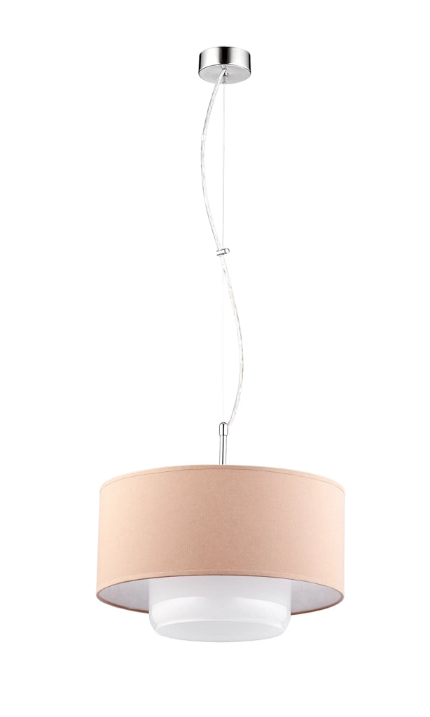 Lampada a sospensione AVEO Jupiter cappuccino E27 15W